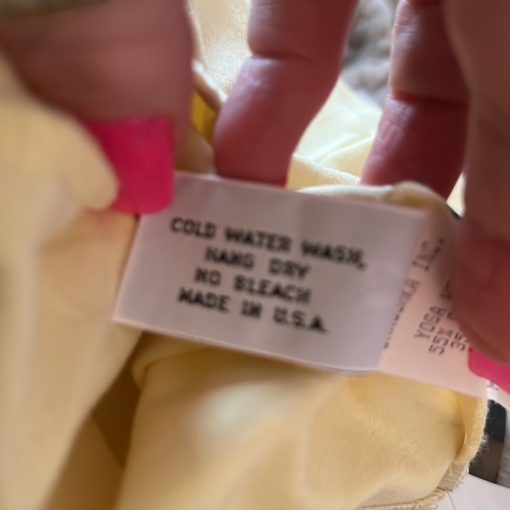 CARUSHKA YELLOW FOOTLESS TIGHTS - Picture 3 of 10